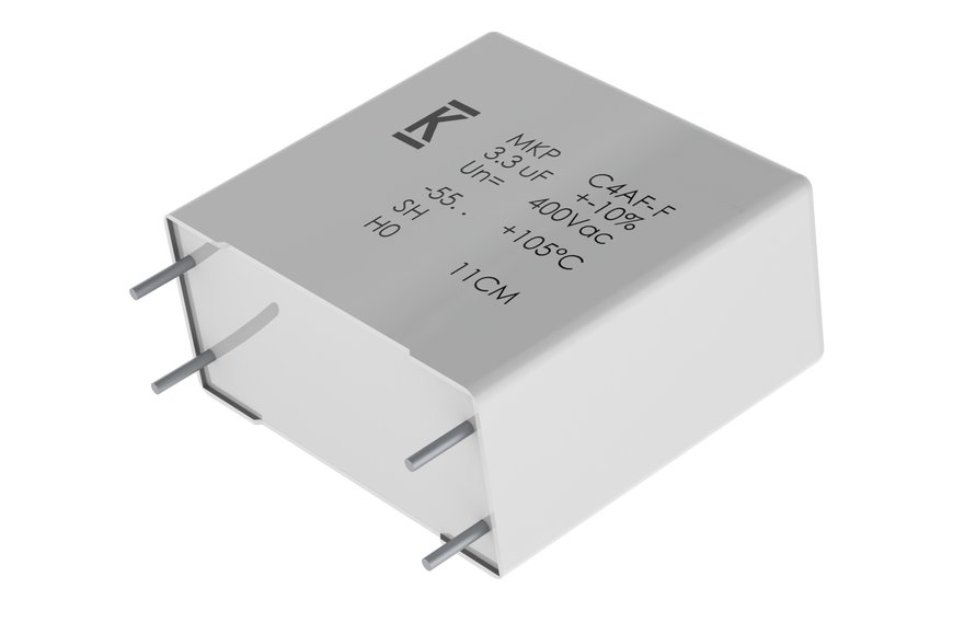 Increased capacitance density even in harsh environments: The new C4AF-F filter capacitor from KEMET now at Rutronik